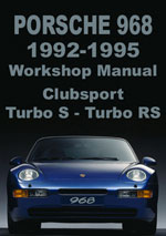 Porsche 968 Workshop Manual
